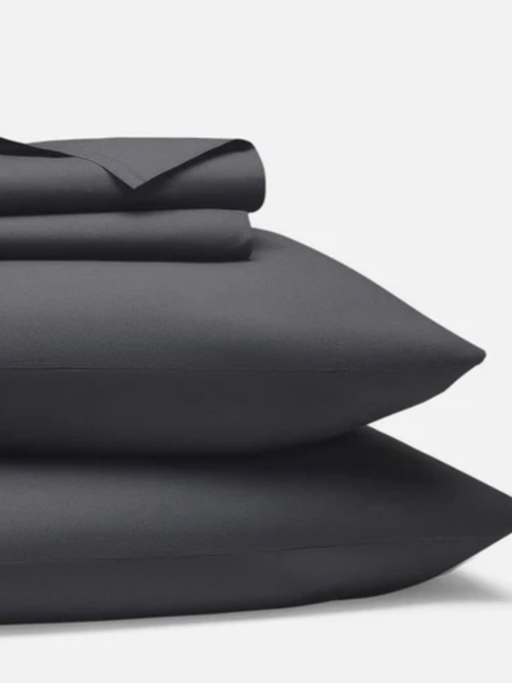 Brooklinen 100% Cotton Percale Sheet Set Dark Gray - King